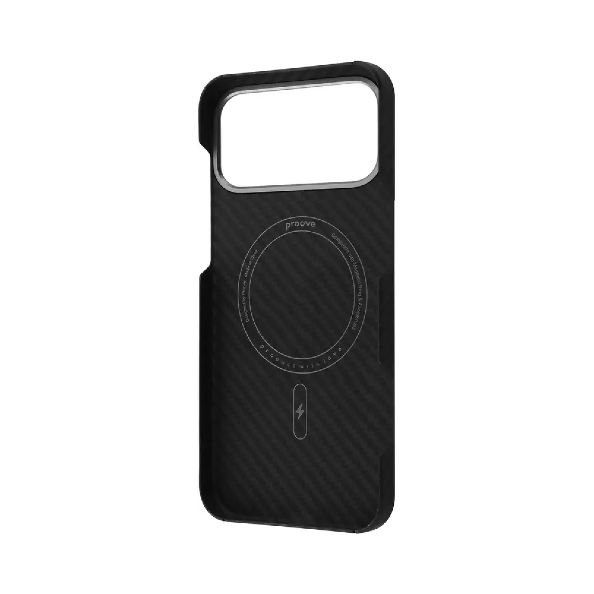 Чехол Proove Carbon Slim with Magnetic Ring iPhone 17 Pro Max (black)